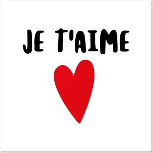 Je t'aime Posters and Art